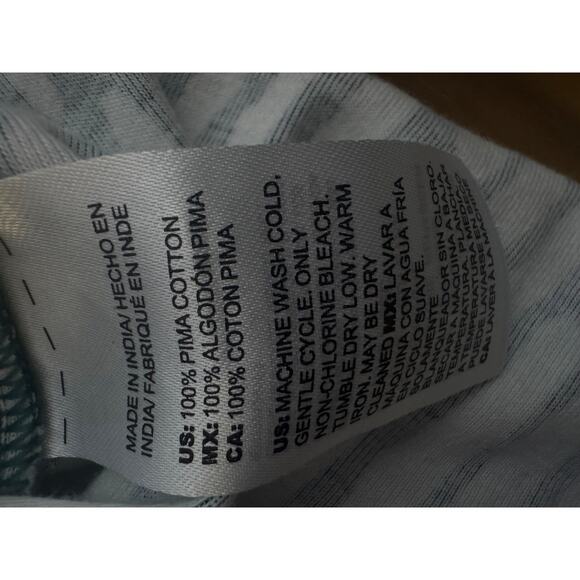 Chico’s Green White Abstract Print Long Sleeve Top Size 4 (XXL) - Picture 9 of 9